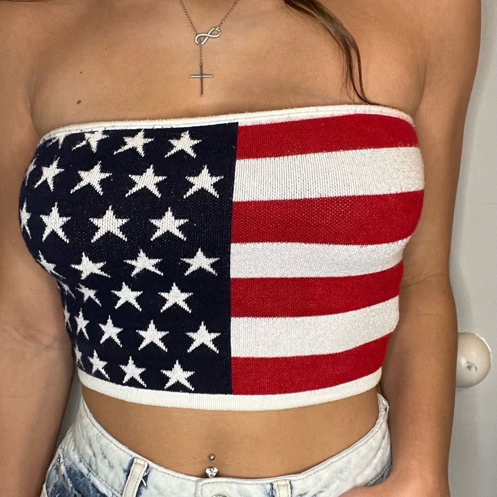4th of July crop top